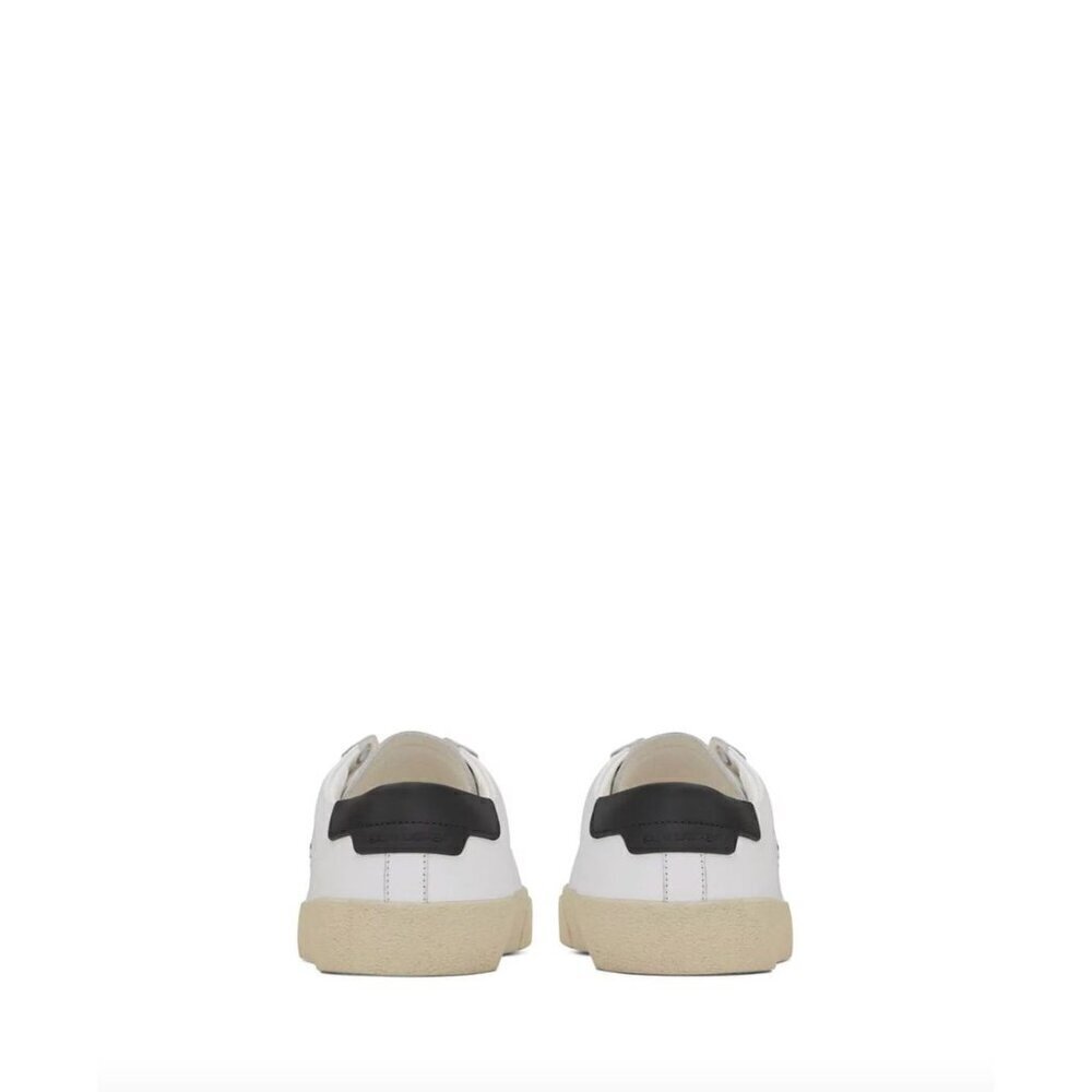 Saint Laurent Court Classic Sl/06 Embroidered Sneakers White Womens 36 6 - Picture 5 of 14
